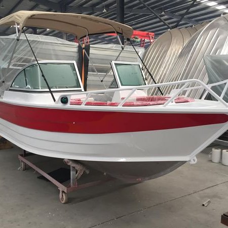Allhouse Houseboat 5.0m Popular Outboard Engine Small Bowrider Boat Aluminium Speed Bowrider Boats Yacht